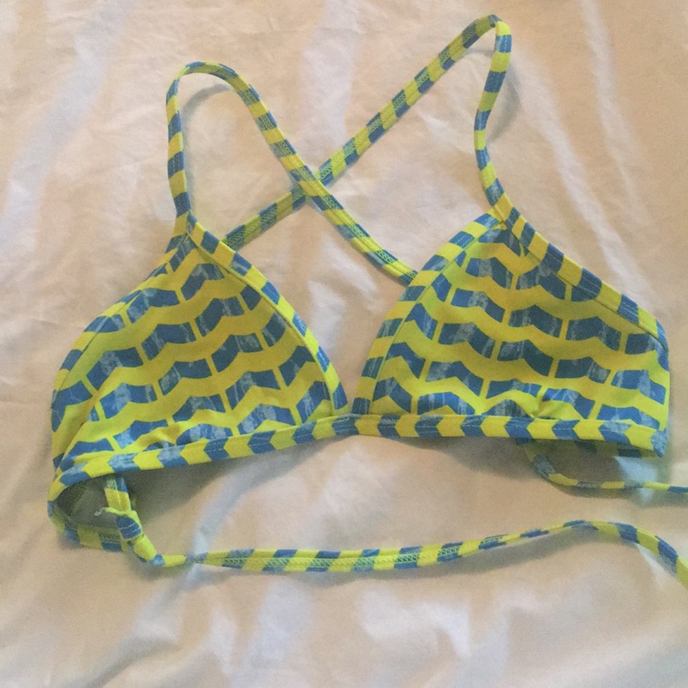 Jolyn triangle Brazil bikini top